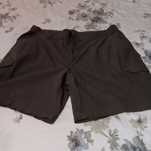 Men's Dark Brown Cargo Shorts